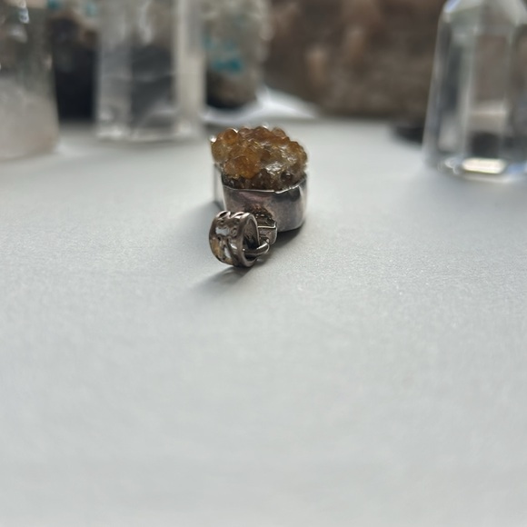 Citrine and sterling silver pendant - Picture 7 of 7